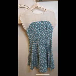 ASOS Green Daisy Swing Dress